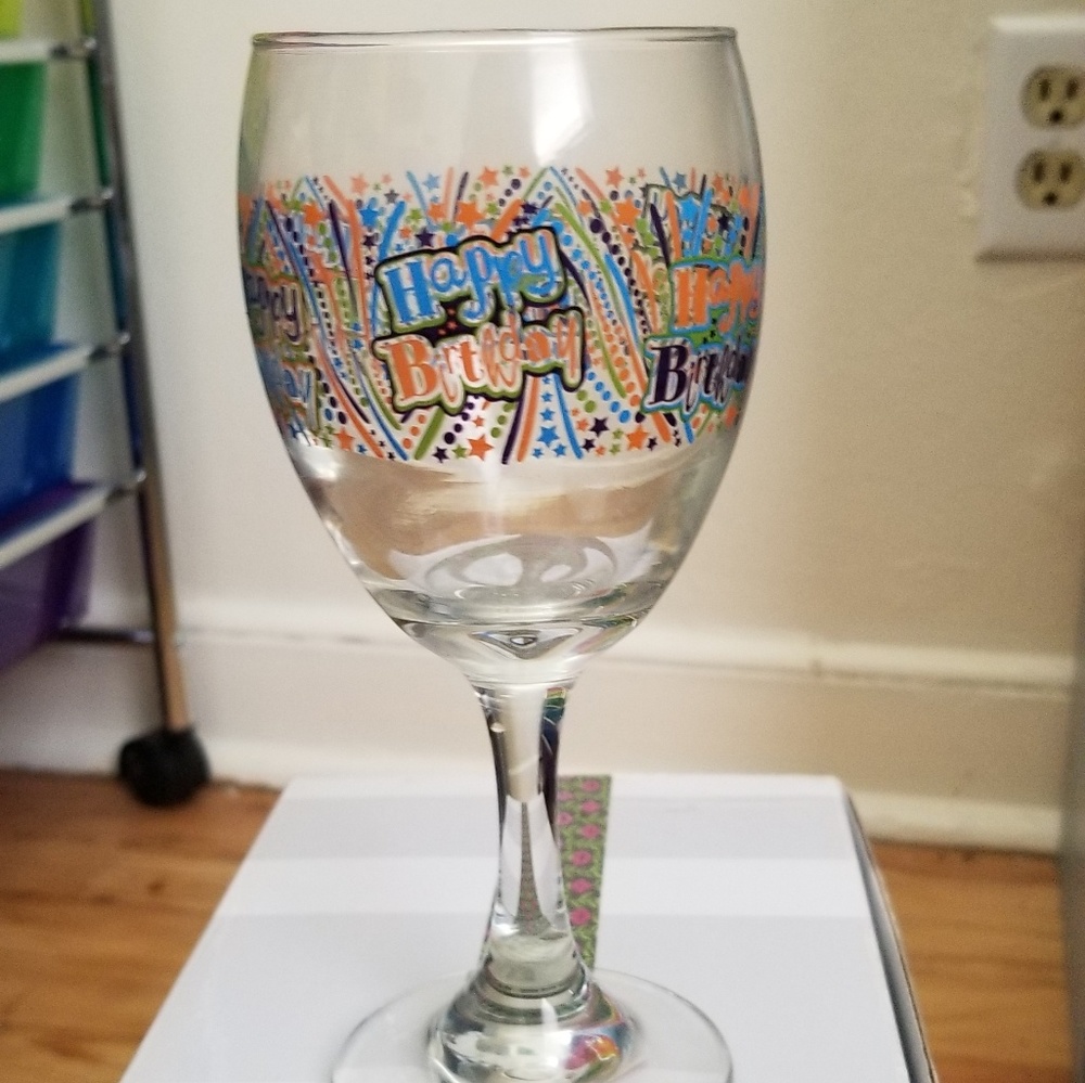 Birthday Wine Glasses